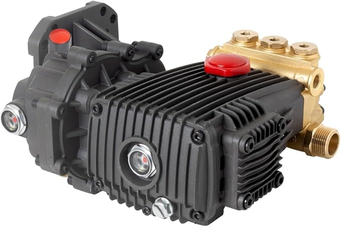 Canpump CT 1510 GB Pressure Washer Pump with Gearbox – 1500 PSI, 8.5 GPM, 1″ Shaft, Horizontal, Triplex – High Flow Pump for Fleet, Farm, Industrial Cleaning – For 13 HP Gas Engines