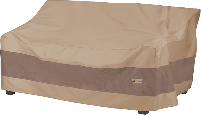 Duckcovers Elegant Waterproof 93 Inch Patio Sofa Cover, Patio Bench Cover
