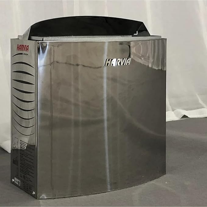 3-4 Person Hybrid WiFi Control Indoor Sauna, Far Infrared Wood Steam Sauna Room, Canadian Hemlock, Red Light Therapy, 11 Heating Elements & Electric Stove, Large Tempered Glass Door, Left Door