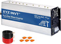 4000W Pure Sine Wave Inverter 24V to 120V AC, 8000W Peak Power - Portable Power Converter for Solar System, Off-Grid Home, RV, Truck & Camping