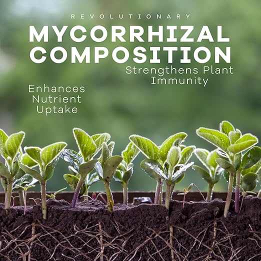 DYNOMYCO Granular Mycorrhizal Fungi Inoculant, 200g / 7oz – Boosts Root Growth, Yields & Nutrient Uptake – 900 Propagules/g, Concentrated Granules, & OMRI Listed – Biofertilizer for Plant Growth