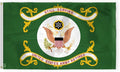 AGAS US Army Retired Flag 3x5 Ft - Printed 200 Denier Nylon - Double Stitched Edges Canvas Header Brass Grommets - Indoor/Outdoor US Army Retired Flag 3' x 5'