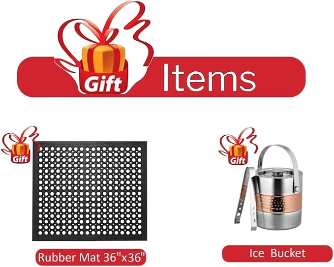 AMS Fireplace | Modeno Branford Package | Black Liquid Propane Gas Fire Pit Table for Outside Patio Bundle with Tank Cover, Wind Guard | Free Ice Bucket & Rubber Mat