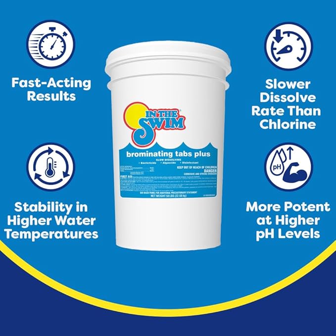In The Swim Bromine Plus and Alkalinity Increaser - 8 Pounds of Bromine - 10 Pounds of Alkalinity Increaser