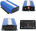 AIMS Power 1500 Watt / 3000 Watt Peak Pure Sine Power Inverter 12 Volt DC to 120 Volt AC ETL Listed with Remote