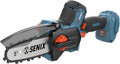 SENIX 20V 5" Mini Electric Chainsaw, Cordless Battery Powered Chainsaw, Brushless Small Handheld Portable Chain Saw, Best Gift for Men Dad Husband Fathers Gardener, Tool Only, CSX2-M3-0