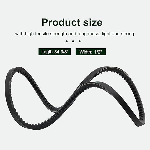 954-04201a 754-04201A Drive Belt Snow Blower for Craftsman MTD Snow Thrower 3/8" × 36" 754-04201