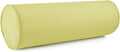 Austin Horn Classics Sunbrella Set of 2 Zippered Neck Bolster Pillow, Made with Sunbrella Fabric, Cylinder Pillows, for Couch & Bed, Decorative Round Throw Pillow, Back & Neck Support (Kiwi)