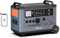 OSCAL PowerMax 6000 Solar Power Station, 120/240V Split Phase Voltage 6000W AC Outlets (7200W Peak), 3600Wh LFP Battery Generator, Expandable to 57.6kWh, 2200W/1.96H Fast Charging, Emergency for Home