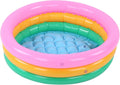 Children Swimming Pool, Round Shape Bright Color Baby Basin Pool, Inflatable Swimming Pool for Indoor (S)