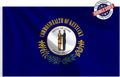 Bradford Kentucky Flag 3x5 ft Outdoor, 3 Ply Polyester Double Sided Kentucky State Flag Heavy Duty, KY Flags with 2 Brass Grommets for Outsides House Long Lasting