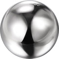 uxcell Gazing Ball 8 Inch 200mm Reflective Sphere Polished Hollow Ball, Stainless Steel Gazing Globe Mirror Ball for Home Outdoor Decoration, Silver Tone