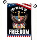 250 Years America Garden Flag,250th Anniversary USA Patriotic Banner Double-Sided with Eagle Design, 1776-2026 Commemorative (B_2.33 x 3.33 ft)