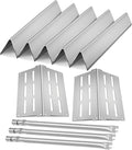 Grill Replacement Parts for Weber Genesis 300 Series Flavorizer Bars Heat Deflector Burner Tube Set Kit for Weber Genesis Grill Parts E310 E320 E330 EP310 EP320 EP330