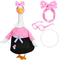 50s Porch Goose Outfits 1950s Cute Lady Goose Dress for 23" Garden Yard Lawn Plastic Goose Decor (1950s)