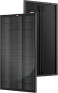 RICH SOLAR 100 Watt 12 Volt 9BB Cell Monocrystalline Solar Panel High Efficiency Solar Module Charge Battery for RV Trailer Camper Marine Off Grid All Black