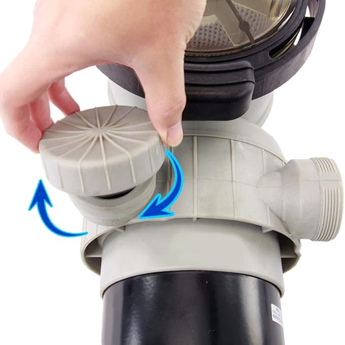 Rx Clear Dorado 1-1/2 HP Dual Port Pump | Above-Ground Swimming Pool Pump | 115V 9 Amps | See-Through Strainer Cover | Energy Efficient | Low Maintenance