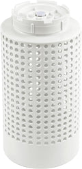 Inground Worm Farm Composter, Outdoor In-Ground Worm Compost Bin for Raised Garden Beds and Yards, In Ground Composting Bin 2 Gallons for Recycling Scraps, 6.3"x6.3"x12", BPA Free, White