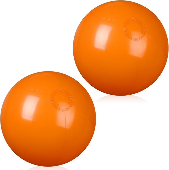 2 Pcs Inflatable Beach Ball 8 inch Swimming Pool Balls Summer