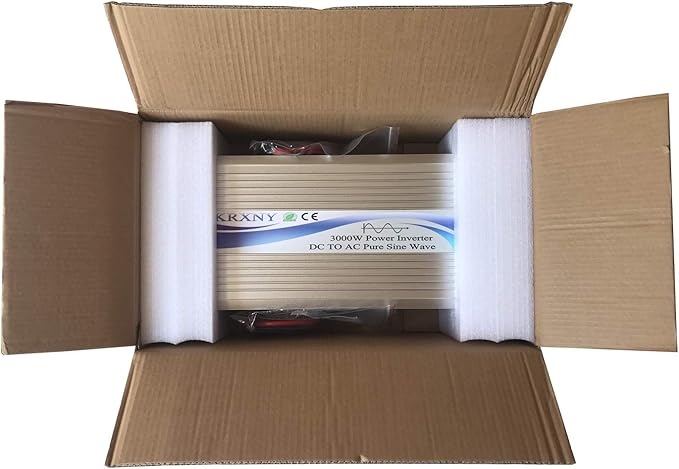 3000W Off Grid Pure Sine Wave Power Inverter 48V DC to 110V 120V AC with LCD Display for RV Camping Truck Home Solar