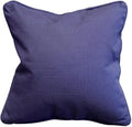 East Green 20 x 20 Waterproof Outdoor Pillow with Insert, Navy - Premium Olefin Outdoor Accent Pillow for Patio Furniture