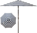 PatioKingdom Auto-Tilt 9FT Patio Umbrella Outdoor with 8 Sturdy Fiberglass Ribs,Market Table Umbrella for Pool,Backyard,Deck and Garden
