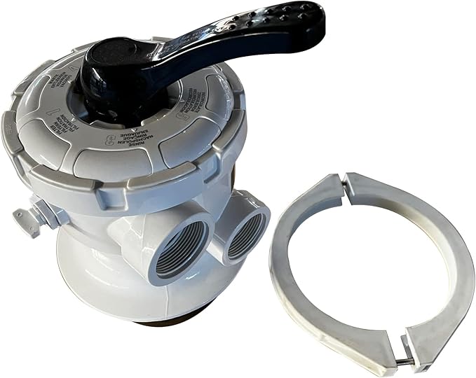 FibroPool Sand Filter Pump System For Above Ground Swimming Pools - Designed and Assembled in USA - Hose Adapters Included - High Efficiency - FSP Series (FSP14 0.2HP) Black