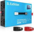 2000W Pure Sine Wave Power Inverter Voice Control AI Voice Assistant Support English 12V to 120V 60HZ with LCD Display, USB Port, for Car Home Laptop Truck
