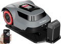 Redkey MGC1000 Robot Lawn Mower with 590ft Boundary Wires for 0.25 Acre (1/4 Acre), 45% Slope, 70Mins Runtime, Auto Recharge, Automatic Robotic Lawn Mower w/Precise Location & Breakpoint Detection