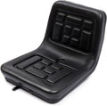Waterproof Tractor Seat with Drainage Holes and Adjustable Design - Universal Replacement Seat for Riding Lawn Mower, Forklift, Go Kart (14.17x13.78x11.81 in)