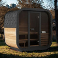 Model CL5G, Cube-Series Outdoor Home Sauna Kit, Up to 4 Persons (Sauna Heater & Sauna Stones Included)