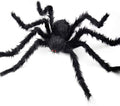 Halloween Giant Huge Spider, 4.1FT Large Foldable Spider Fake Hairy Spider Scary Decorations Halloween Spider Outdoor Yard
