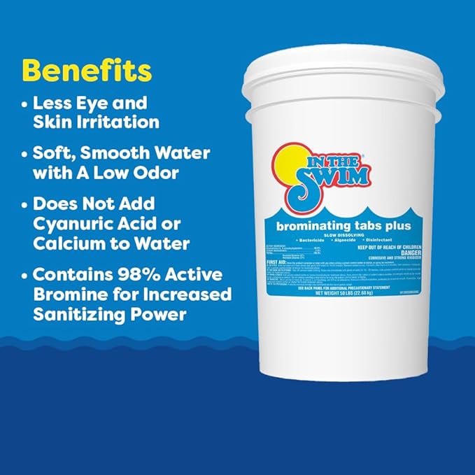In The Swim Bromine Plus and Alkalinity Increaser - 8 Pounds of Bromine - 10 Pounds of Alkalinity Increaser
