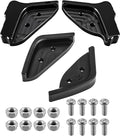 Single Stage Snow Blower Protective Slide Skid Shoes Kit Compatible with Ego 21" SNT2112 SNT2114 SNT2110 SNT2100 SNT2101 SNT2102 SNT2102 with 8 Mounting Screws, Black