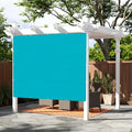 SUNNY GUARD Shade Cloth Custom Size 16x16 FT Sun Shade Screen Fabric Shade Cover Tarp with Grommets for Pergola Backyard Garden, Turquoise(We Customized)