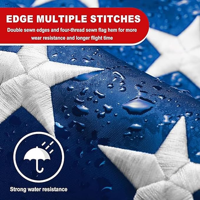 Outdoor 4x6 American Flag,Heavy Duty 600D Polyester,American Flag Porch,Longest Lasting,Embroidered Stars, Brass Grommets,Sewn Stripes,Allegiance Flags For Outside 4x6,Unmatched Durability in Any Weather.