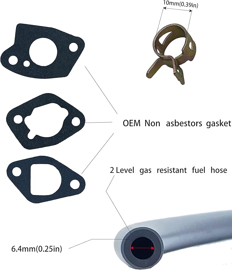 YAMAKATO Huayi OEM Carburetor 951-14026A 951-05251 for Craftsman Troy Bilt Storm MTD Yard Machines Cub Cadet 24" 26" 22" Snow Blowers 170S 170SA 170SB 208cc 179cc…