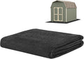 3 mm Thickened Outdoor Storage Shed Mat, 4x6 ft Waterproof Shed Flooring Mat for Patio Furniture Floor Protecting from Wear/Liquid/Dust/Oil, Non-Slip Felt Rubber Rug Pad [Grey]