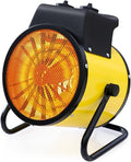 Portable Greenhouse Heater, Overheat Protection, 1500W Radiant Electric Heater for Indoor and Outdoor Use, Garage, Grow Tent, RV, IPX4 Water Resistant, 1 Piece, Yellow