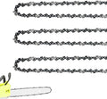 3 Pack 16 Inch Chainsaw Chain 3/8" LP Pitch, 050" Gauge, 56 Drive Links, 16" Chainsaw Chains Low-Kickback Fits for Craftsman, Ryobi, Echo, Greenworks and More