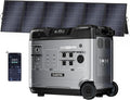OUKITEL 5120Wh Power Station with 500W Solar Panel (2025 NEW), P5000 Pro Large Capacity Solar Generator, 5x3600W AC Output (5000W Peak), 1800W Fast Charging, 1000W MPPT Solar for Home Backup, RV