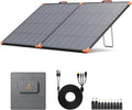 N-Type 16BB 180W Portable Solar Panel,Camping Gifts,17V Foldable Solar Charger for Power Station 25% High Efficiency IP68 Waterproof 2 Reinforced Kickstands for Camping RV