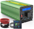 EDECOA 3000W 24 Volts Power Inverter DC 24V to AC 110V 120V 3000 Watts Power Converter for Car Truck RV with LCD Display and Remote Controller (3000W 24V)