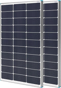 Renogy Solar Panels 200 Watt N-Type 16BB, 2PCS 100 Watt Solar Panel 12V 25% High-Efficiency, 200W Solar Panel for RV Marine Rooftop Farm Battery and Other Off-Grid Applications