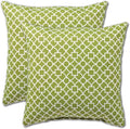 Comfort Classics Set of 2 Indoor/Outdoor Throw Pillow 12" x 12" x 4" in Polyester Fabric Garden Gate Inc.