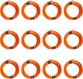 Quintillus 12-Pack 095 Trimmer Line Heavy Duty, Weed Wacker String for Gas and Electric Grass Trimmer and Brushcutters, Pre-Cut Dual Color 3-Section Fast-Positioning Twisted Trimmer Line 14FT