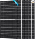 Renogy Solar Panels Bifacial 6Pcs 590 Watt N-Type Monocrystalline 12V 16BB Solar Panel, 25% High Efficiency Solar Module for RV Home Farm Shed Trailer Camper Marine Off-Grid System