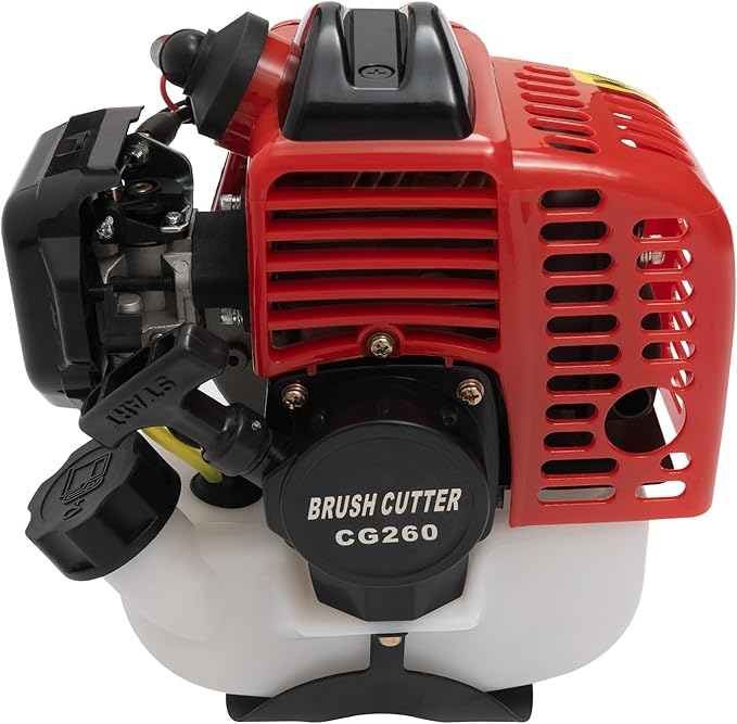 26CC 2-Stroke Weed Eater Gas Powered Weed Wacker, 2 Blade Heads Cordless Lawn Edger Gas Weed Trimmer with Shoulder Strap and Goggles Grass, Trimmer Tools for The Garden and Yard