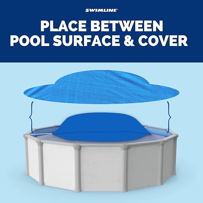 SWIMLINE HYDROTOOLS Air Pillow For Above Ground Pools Cover Winterizing | 4 x 4 ft Cushion Swimming Pool Closing Winter Kit | Cold Resistant Ice Equalizer Thick Pool Pillows Accessories | 1144 ACC44