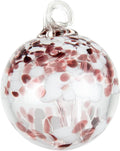 Dale Tiffany Hand Blown Glass, 8" Diameter Enchanted, Tree of Life Collection, Witch Globe Hanging Garden Indoor/Outdoor Decorative Ornament Gazing Ball